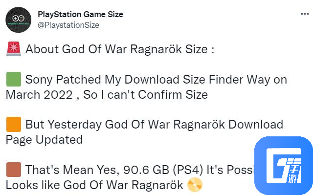 《战神：诸神黄昏》PS4版容量大小曝光 是前作的两倍